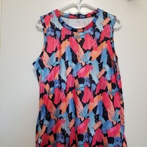 2/$25 Abstract Print Tank Top New Without Tag